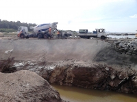 Hormigón civil proyectado vía húmeda. (Shotcrete).